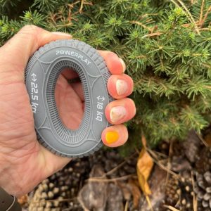 Еспандер кистьовий силіконовий PowerPlay PP-4330 Hand Grip Loops Medium 18-22,5 кг. Сірий - Зображення 7