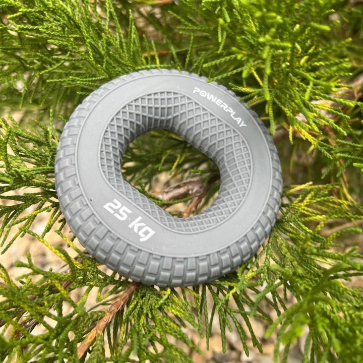 Еспандер кистьовий силіконовий PowerPlay PP-4333 Hand Grip Large 25 кг. Сірий - Зображення 5