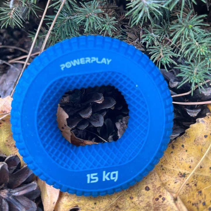 Еспандер кистьовий силіконовий PowerPlay PP-4333 Hand Grip Light 15 кг. Синій - Зображення 3