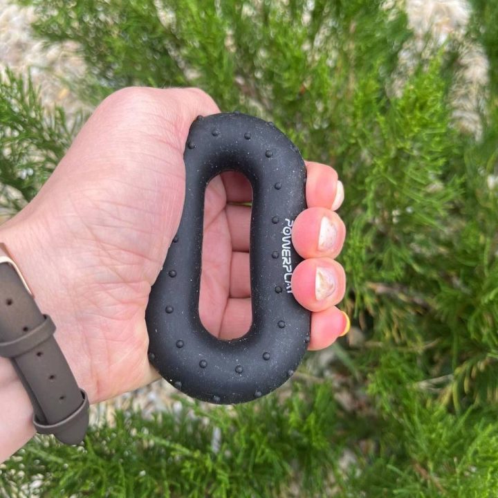Еспандер кистьовий силіконовий PowerPlay PP-4337 Hand Grip Hard 30 кг. Чорний - Зображення 6