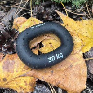 Еспандер кистьовий силіконовий PowerPlay PP-4337 Hand Grip Hard 30 кг. Чорний - Зображення 5