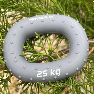 Еспандер кистьовий силіконовий PowerPlay PP-4337 Hand Grip Large 25 кг. Сірий - Зображення 4
