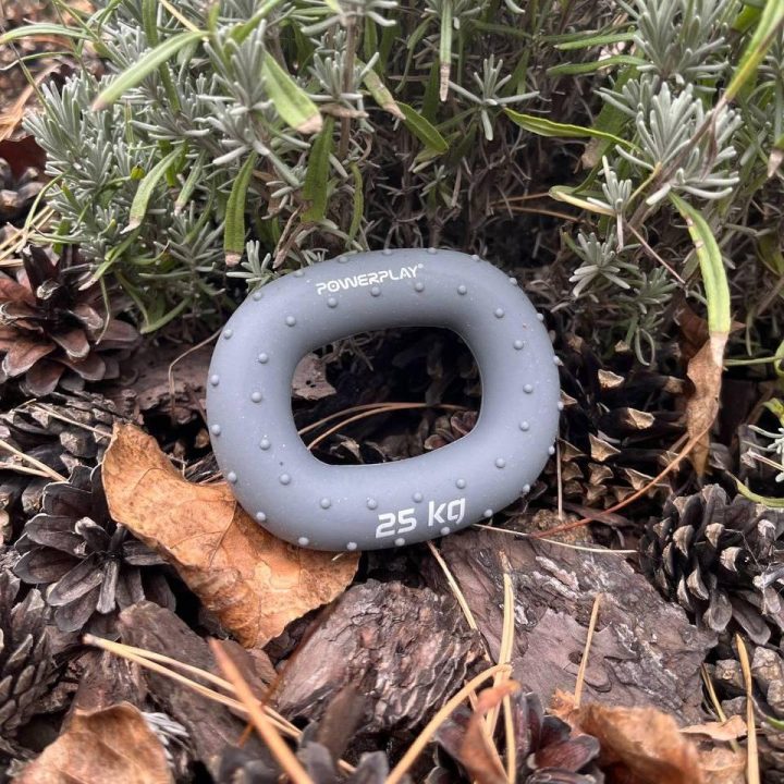 Еспандер кистьовий силіконовий PowerPlay PP-4337 Hand Grip Large 25 кг. Сірий - Зображення 6