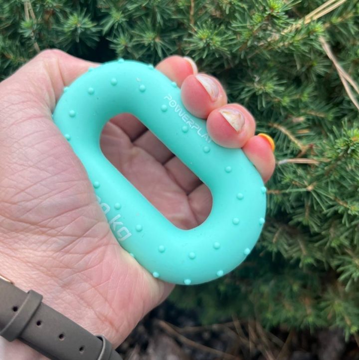 Еспандер кистьовий силіконовий PowerPlay PP-4337 Hand Grip Medium 20 кг. Зелений - Зображення 10