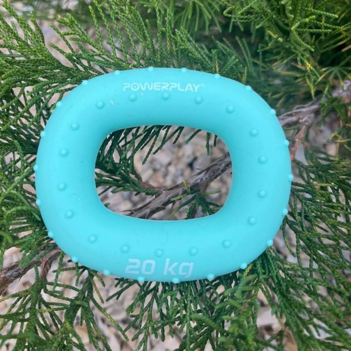 Еспандер кистьовий силіконовий PowerPlay PP-4337 Hand Grip Medium 20 кг. Зелений - Зображення 5