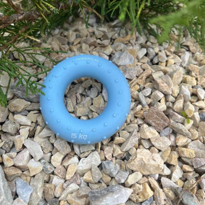 Еспандер кистьовий силіконовий PowerPlay PP-4338 Hand Grip Light 15 кг. Блакитний - Зображення 9