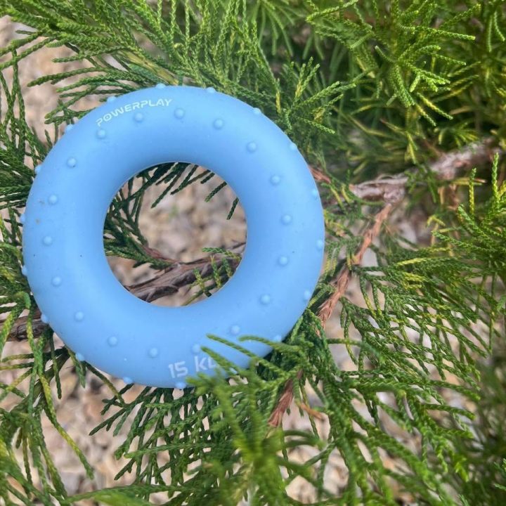 Еспандер кистьовий силіконовий PowerPlay PP-4338 Hand Grip Light 15 кг. Блакитний - Зображення 8