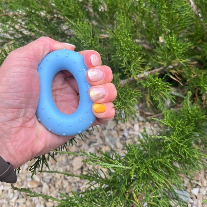 Еспандер кистьовий силіконовий PowerPlay PP-4338 Hand Grip Light 15 кг. Блакитний - Зображення 4