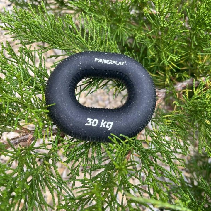 Еспандер кистьовий силіконовий PowerPlay PP-4336 Hand Grip Hard 30 кг. Чорний - Зображення 3