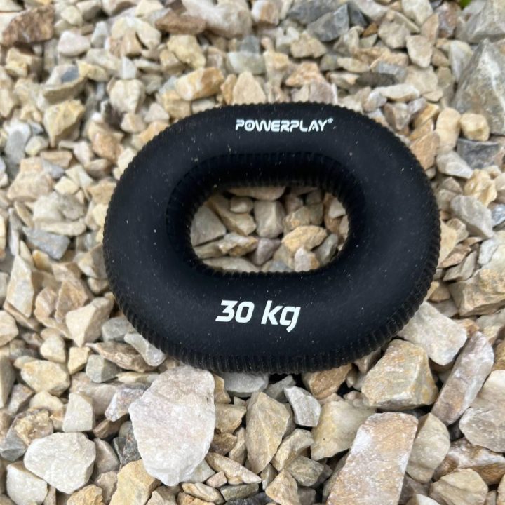 Еспандер кистьовий силіконовий PowerPlay PP-4336 Hand Grip Hard 30 кг. Чорний - Зображення 4