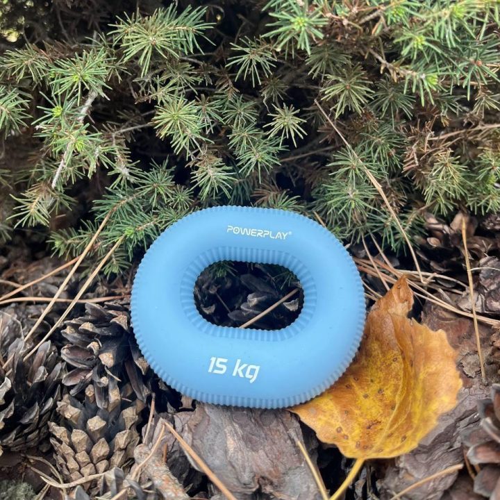 Еспандер кистьовий силіконовий PowerPlay PP-4336 Hand Grip Light 15 кг. Блакитний - Зображення 3