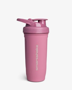 Шейкер спортивний SmartShake металевий Reforce Stainless Steel 30oz/900ml Deep Rose - Зображення 2