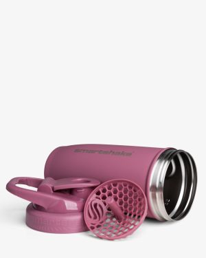 Шейкер спортивний SmartShake металевий Reforce Stainless Steel 30oz/900ml Deep Rose - Зображення 3