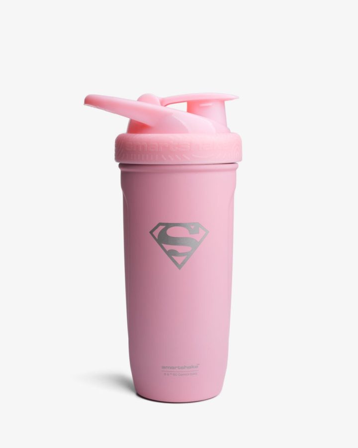 Шейкер спортивний SmartShake Reforce 900ml Supergirl Pink - Зображення 6