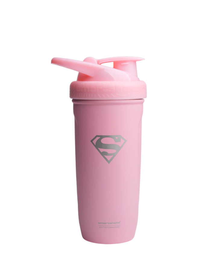 Шейкер спортивний SmartShake Reforce 900ml Supergirl Pink - Зображення 2
