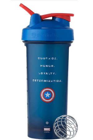 Шейкер спортивний BlenderBottle Classic Loop PRO 28oz/820ml Marvel Capitan Amerika (600557) - Зображення 1