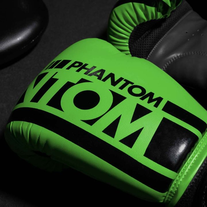 Боксерські рукавиці Phantom APEX Neon Green 12 унцій (капа в подарунок) - Зображення 5