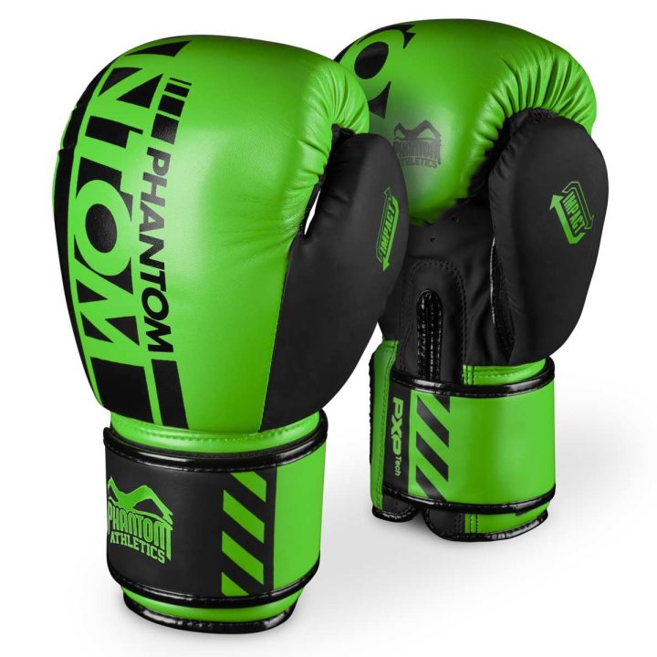 Боксерські рукавиці Phantom APEX Neon Green 10 унцій (капа в подарунок) - Зображення 2
