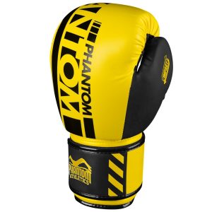 Боксерські рукавиці Phantom APEX Neon Yellow 12 унцій (капа в подарунок) - Зображення 3