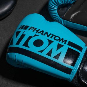 Боксерські рукавиці Phantom APEX Neon Blue 10 унцій (капа в подарунок) - Зображення 5