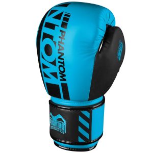 Боксерські рукавиці Phantom APEX Neon Blue 10 унцій (капа в подарунок) - Зображення 3