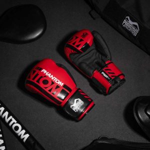 Боксерські рукавиці Phantom APEX Red 12 унцій (Бинти 4м. в подарунок) - Зображення 5