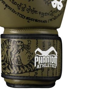 Боксерські рукавиці Phantom Muay Thai Army 14 унцій (Бинти 4м. в подарунок) - Зображення 5
