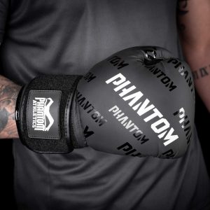 Боксерські рукавиці Phantom APEX Velcro Black 12 унцій (Бинти 4м. в подарунок) - Зображення 10