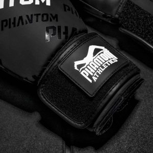Боксерські рукавиці Phantom APEX Velcro Black 12 унцій (Бинти 4м. в подарунок) - Зображення 8