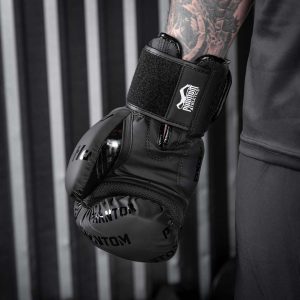 Боксерські рукавиці Phantom APEX Velcro Black 12 унцій (Бинти 4м. в подарунок) - Зображення 9