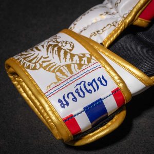 Рукавиці для ММА Phantom Muay Thai White Gold L/XL (капа в подарунок) - Зображення 7