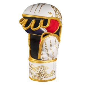 Рукавиці для ММА Phantom Muay Thai White Gold L/XL (капа в подарунок) - Зображення 4