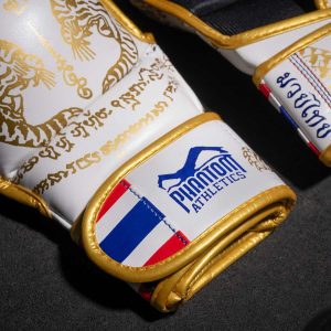Рукавиці для ММА Phantom Muay Thai White Gold L/XL (капа в подарунок) - Зображення 10
