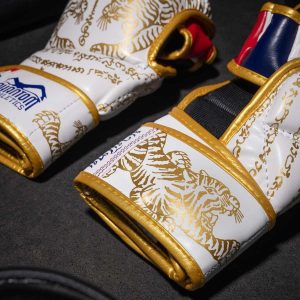 Рукавиці для ММА Phantom Muay Thai White Gold L/XL (капа в подарунок) - Зображення 9