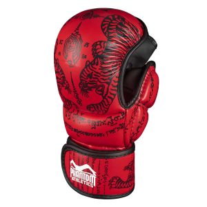 Рукавиці для ММА Phantom Muay Thai Red L/XL (капа в подарунок) - Зображення 3
