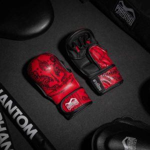 Рукавиці для ММА Phantom Muay Thai Red L/XL (капа в подарунок) - Зображення 9