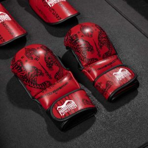 Рукавиці для ММА Phantom Muay Thai Red L/XL (капа в подарунок) - Зображення 5