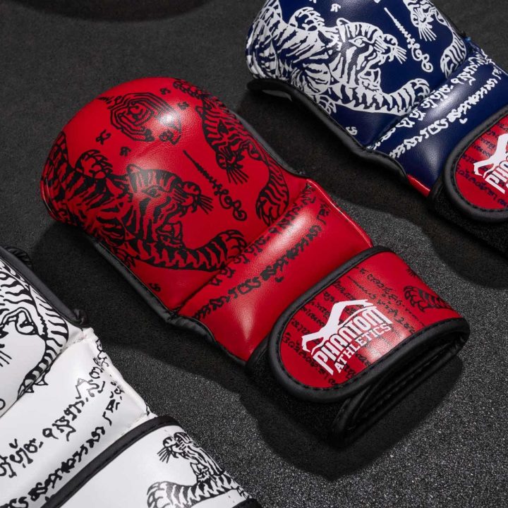 Рукавиці для ММА Phantom Muay Thai Red L/XL (капа в подарунок) - Зображення 10