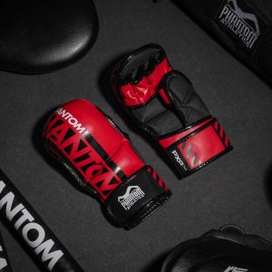 Рукавиці для ММА Phantom APEX Red L/XL (капа в подарунок)) - Зображення 7
