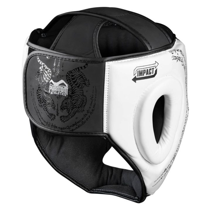 Боксерський шолом Phantom Muay Thai Full Face White (капа в подарунок) - Зображення 3