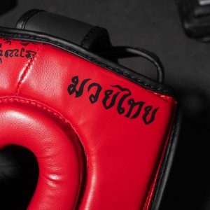 Боксерський шолом Phantom Muay Thai Full Face Red (капа в подарунок) - Зображення 6
