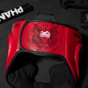 Боксерський шолом Phantom Muay Thai Full Face Red (капа в подарунок) - Зображення 7
