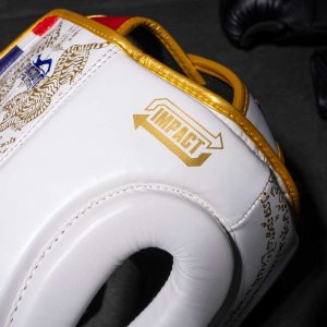 Боксерський шолом Phantom Muay Thai Full Face White Gold (капа в подарунок) - Зображення 6