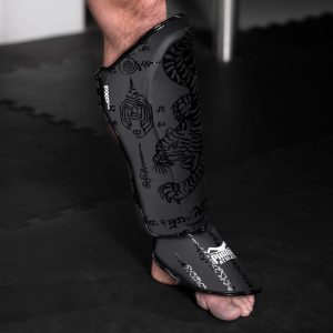 Захист гомілки та стопи Phantom Muay Thai S/M Black - Зображення 4