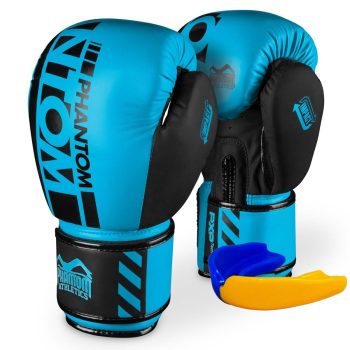 Боксерські рукавиці APEX Neon Blue
