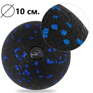 Набір для масажу та йоги PowerPlay PP_4092 EPP (Комплект з 3 штук) Blue + резинка 7,5 кг. - Зображення 9