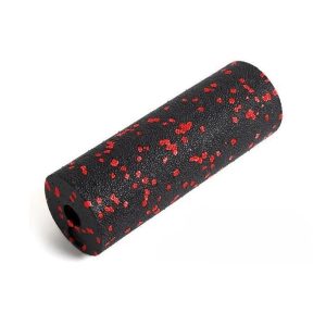 Набір для масажу та йоги PowerPlay PP_4091 EPP (2 м'ячики + валик масажер 15*5,3 см.) Red + резинка 11кг. опір - Зображення 4