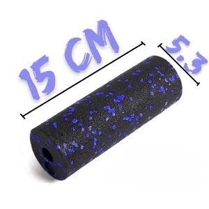 Набір для масажу та йоги PowerPlay PP_4093 EPP (3 м'ячики + валик масажер 15*5,3см.) Blue + резинка 7,5кг. - Зображення 10