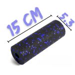 Набір для масажу та йоги PowerPlay PP_4091 EPP (2 м'ячики + валик масажер 15*5,3 см.) Blue  + резинка 7,5 кг. - Зображення 10