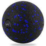 Набір для масажу та йоги PowerPlay PP_4091 EPP (2 м'ячики + валик масажер 15*5,3 см.) Blue  + резинка 7,5 кг. - Зображення 2
